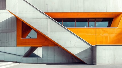 Poster - geometric architecture, with its clean lines and sharp angles, creates a modern, sophisticated look.