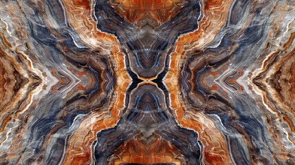Poster - Symmetrical natural stone design named Palisandro for architecture and home decoration ceremonies