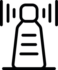 Poster - Radio tower is transmitting signals for communication purposes