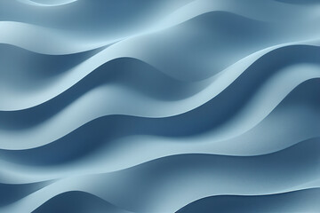 Poster - Blue Wave simple business technology style abstract background