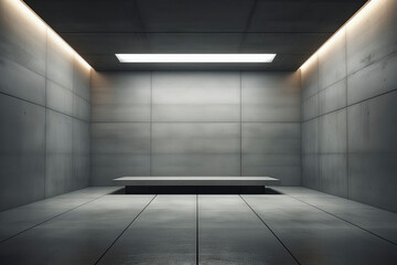 Poster - Concrete empty interior space background
