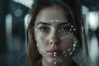 © fanjianhua - Eye tracking women, facial recognition