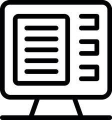 Poster - Electronic document displayed on a computer screen, representing online reading and digital content consumption