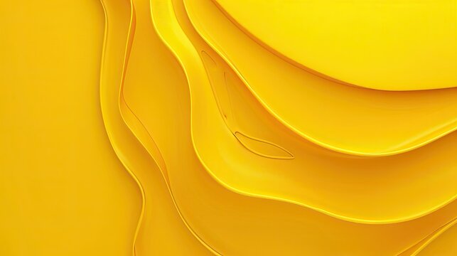Bright yellow background with ample space in the center for text or branding