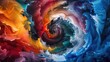 © rizky - Abstract Swirling Colors: A Visual Symphony