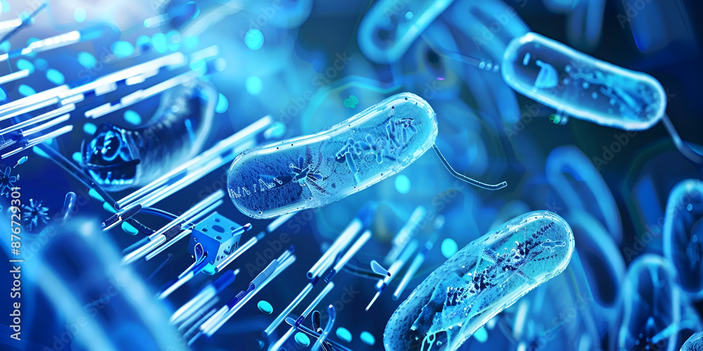Unveiling the Microscopic World: An In-Depth Blue View of Bacteria and ...