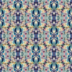 stylized seamless pattern with watercolor elements, creative ornament, fashion print, decorative texture