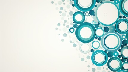 innovative web banner with abstract technology concept for industrial sites.