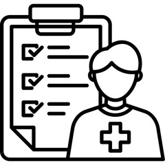 Sticker - Medical Examination Icon