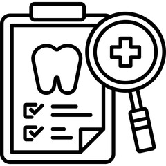 Sticker - Dental Check Icon