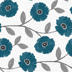 Wall Mural - seamless floral background