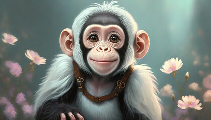 Sticker - chimpanzee