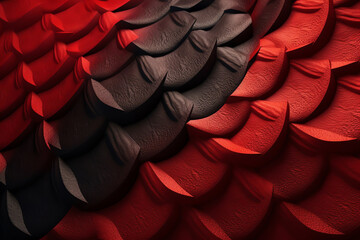 Poster - red and black abstract texture background