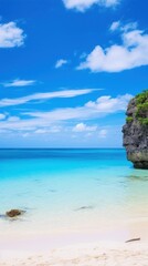 Poster - Okinawa japan outdoors horizon nature.