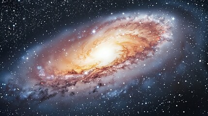 Wall Mural - vast galaxy with stars in the dark sky. astronomy, astrology and science concepts