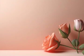 Poster - pink background