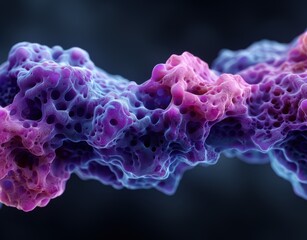 Poster - Vibrant abstract cellular structure