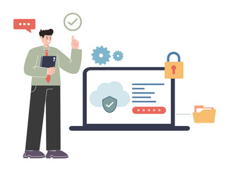 Poster - cloud computing security expert administrator support software cyber safety analyst