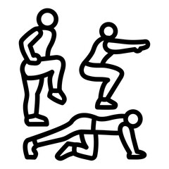 Poster - Tabata Training Icon