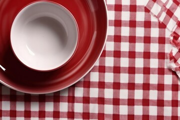 Sticker - Plate  tablecloth saucer bowl.