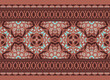 © Mr.T - African and Mexican Aztec American tribal vector borders, frame patterns. Vector seamless background with a bright Mexican pattern. Vector seamless