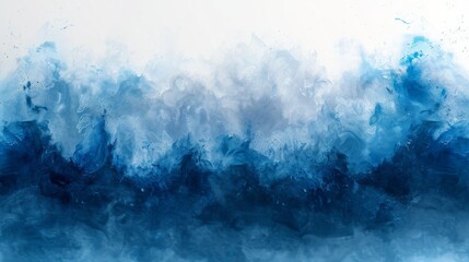 An ink drawing of Chinese ink on a web page background for a presentation