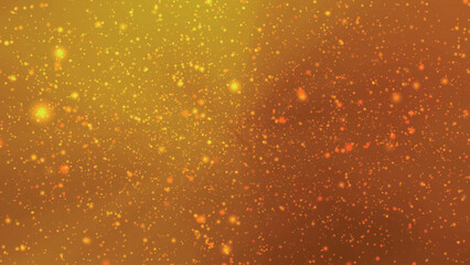 Poster - Bokeh ring orange-yellow color abstract background. Abstract illustration with colorful circle shapes. Abstract orange background with bokeh effect. 3d Vector