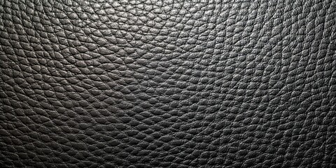 Canvas Print - Close up of black leather texture , texture, black, leather, close up, material, background, surface, pattern, texture, detail