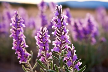 Canvas Print - Flower lavender blossom purple.