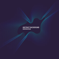 Fototapete - Beautiful background with flowing lines. Abstract elegant lines. The flow movement. Vector illustration.