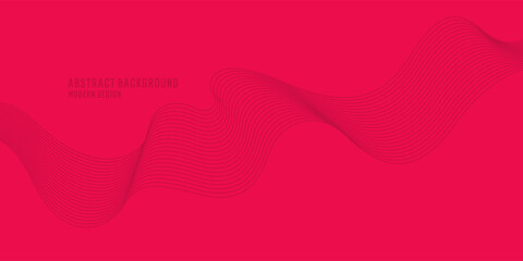 Poster - Beautiful background with flowing lines. Abstract elegant lines. The flow movement. Vector illustration.