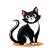 © Tumpa - Halloween Cat Silhouette Vector illustration