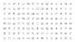 © Artex - Education and Learning thin line icons set. Education, School, Learning editable stroke icons