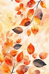 Poster - Watercolor Leaves