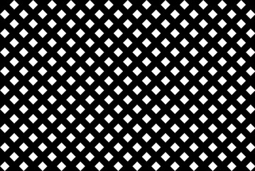 Black and whirte Diagonal square geometric seamless pattern