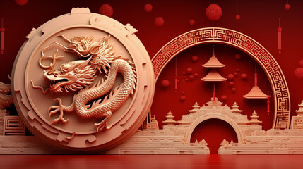 Chinese New Year dragon