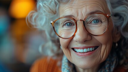 Wall Mural - portrait of a senior woman