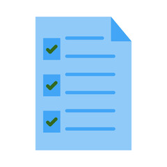 Sticker - Document flat icon