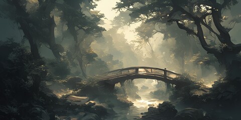 Poster - Mystical Forest Path