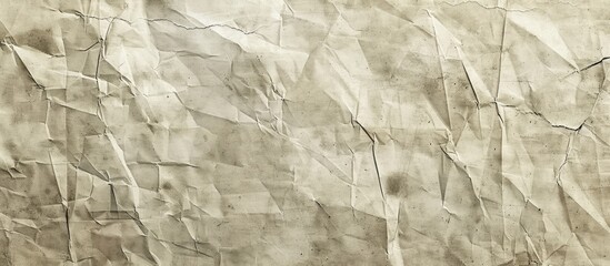 Poster - Old vintage gray paper with a rough, creased texture resembling an old newspaper, giving a grunge vignette effect. The hardboard offers a space for text in the image.