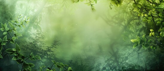 Poster - nature-themed abstract background with copy space image.