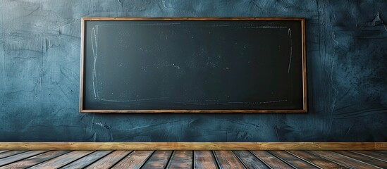 Poster - Horizontal photograph featuring a black chalkboard concept with ample copy space image.
