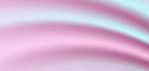 Fototapete - Beautiful waves of pink lavender silk fabric. Pink abstract wallpaper template. Pink and Lavender pastel gradation waves. Vector Illustration. 