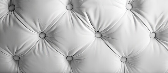 Leinwandbilder - Smooth white leather surface providing elegant copy space image.