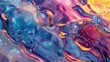 © IMG visuals AI - Colorful fluid bubbles abstract texture background image. Water in blue, pink and orange hues. Iridescence photo backdrop wallpaper realistic. Holographic concept photorealistic