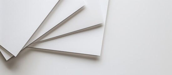 Fototapete - White paper with plenty of copy space image.