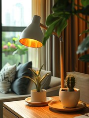 Aufkleber - Stylish modern desk lamp.