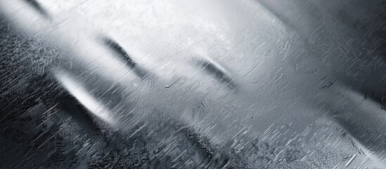 Leinwandbilder - Background featuring a textured silver metal surface with copy space image available.