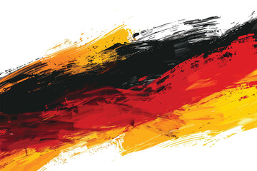 Wall Mural - abstract german flag stock image isolated vector style