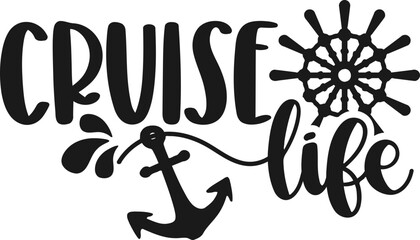 Cruise Design Vector Graphic